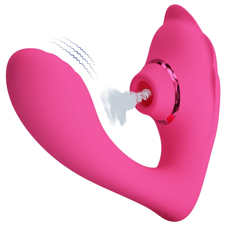 Pretty Love Nemo Rechargeable Vibrator with Clitoral Stimulator