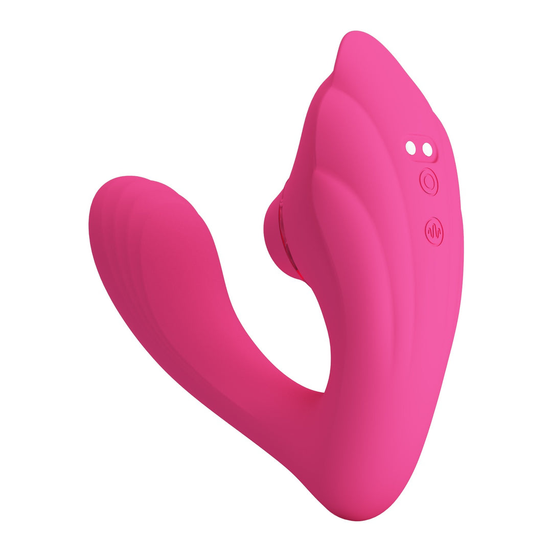 Pretty Love Nemo Rechargeable Vibrator with Clitoral Stimulator