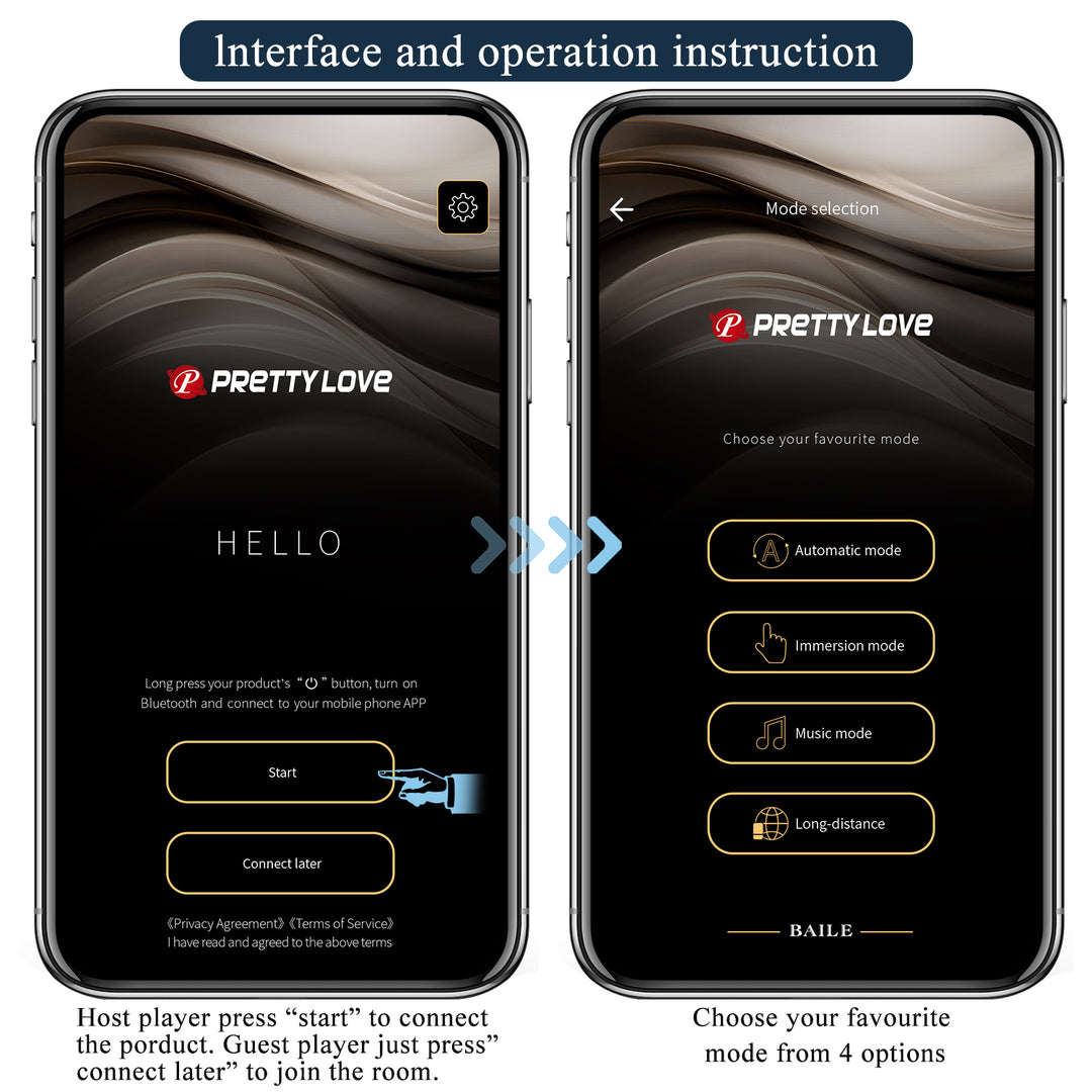 Pretty Love Anthony Wearable Anal Plug with App Control
