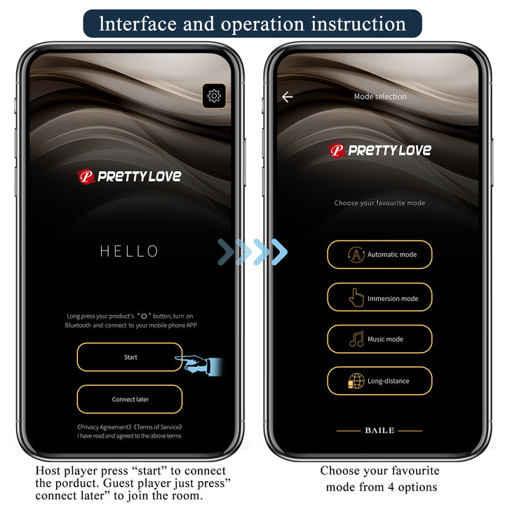 Pretty Love Anthony Wearable Anal Plug with App Control