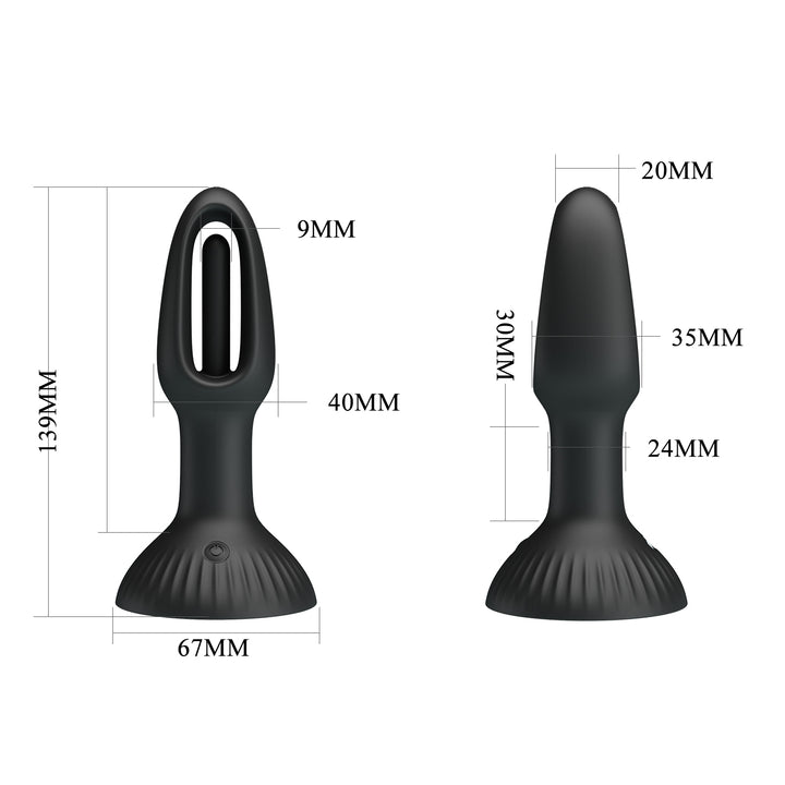 Pretty Love Hubert Super Power Wiggling Butt Plug