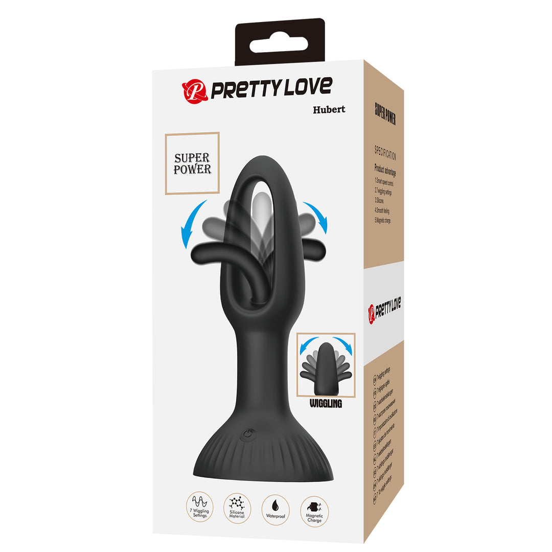 Pretty Love Hubert Super Power Wiggling Butt Plug