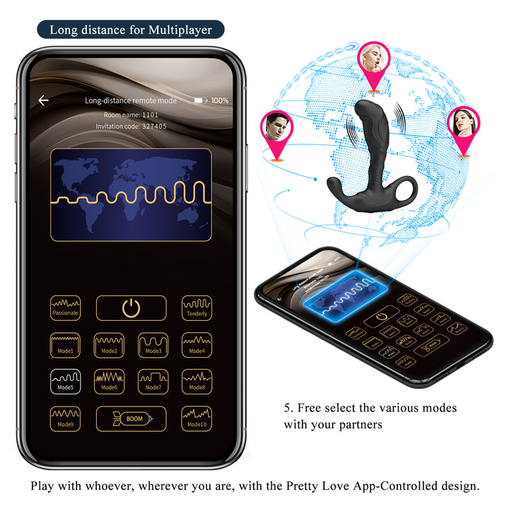 Pretty Love Andrew Vibrating Anal Wearable Vibrator