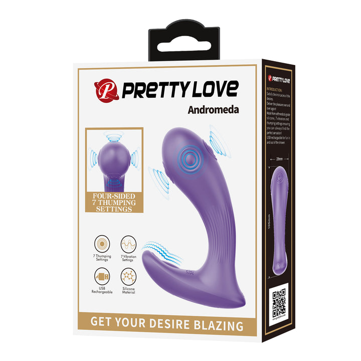 Pretty Love Andromeda Thumping & Vibrating Anal Plug
