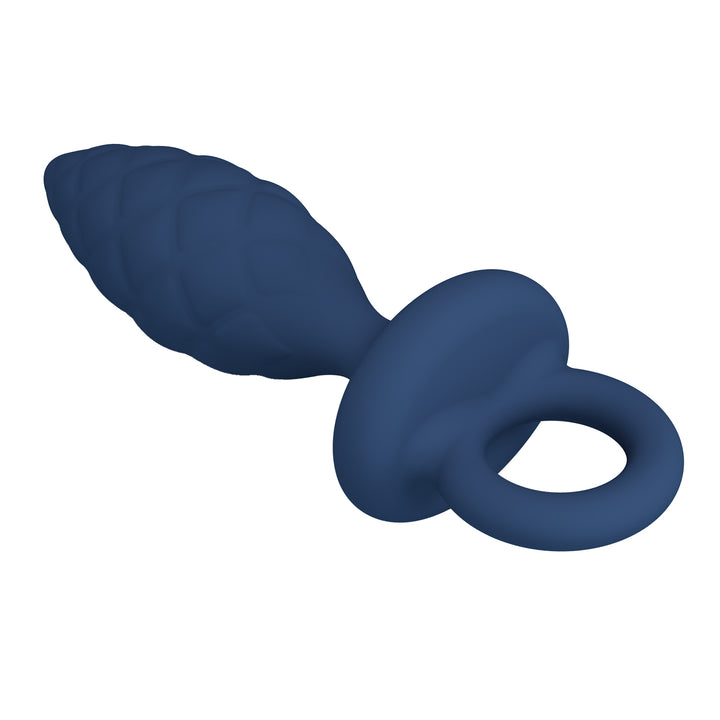 Mr Play John Silicone Butt Plug with Handle Loop