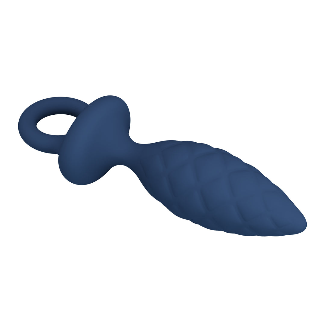 Mr Play John Silicone Butt Plug with Handle Loop
