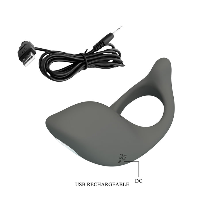 Pretty Love Master Ring Gemma Rechargeable Vibrating Cock Ring
