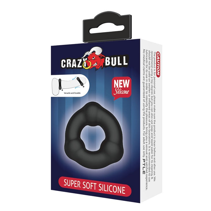 Crazy Bull Beaded Silicone Cock Ring