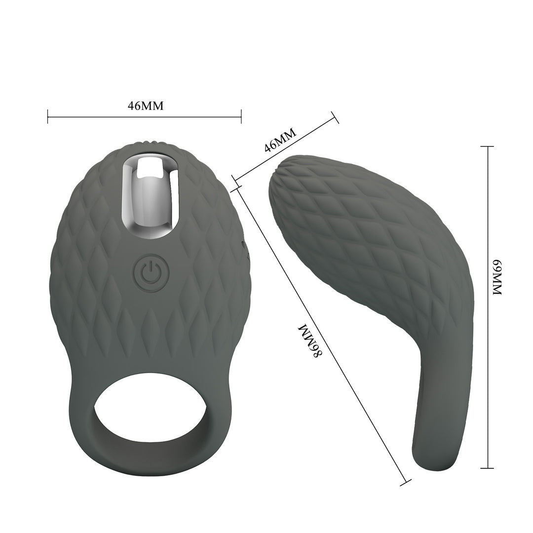 Pretty Love Master Ring Heloise Rechargeable Vibrating Cock Ring