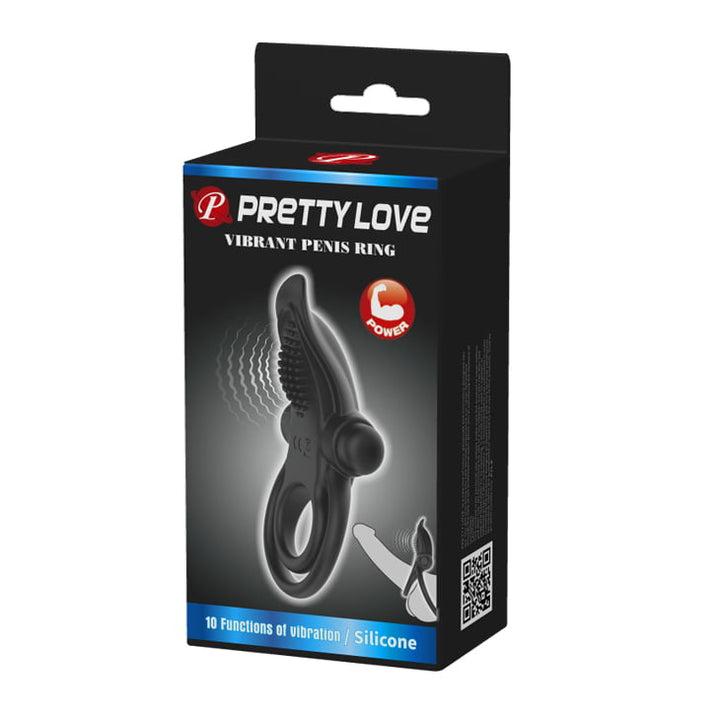 Pretty Love Vibrating Penis & Balls Ring