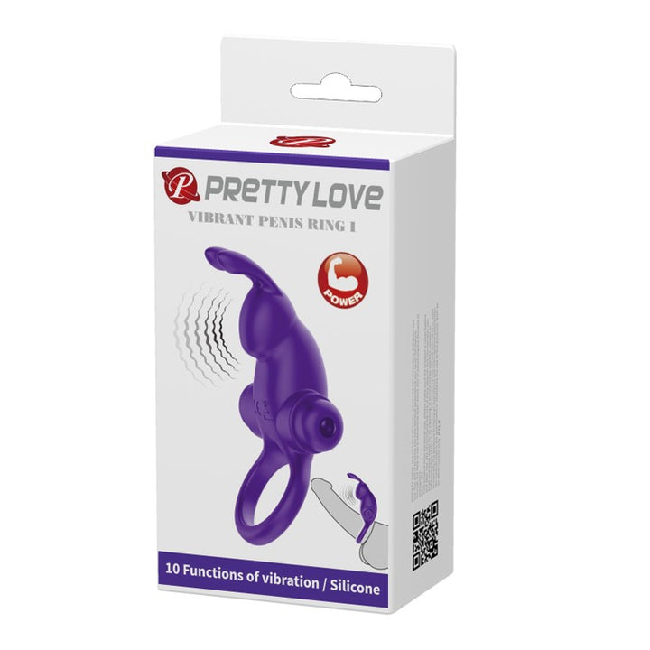 Pretty Love Rabbit Vibrating Cock Ring 1 - Vibrating Cock Ring - Melbourne - Australia
