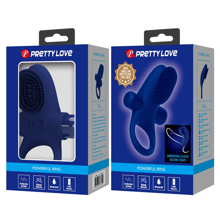 Pretty Love Palle Powerful Rabbit Vibrating Cock Ring