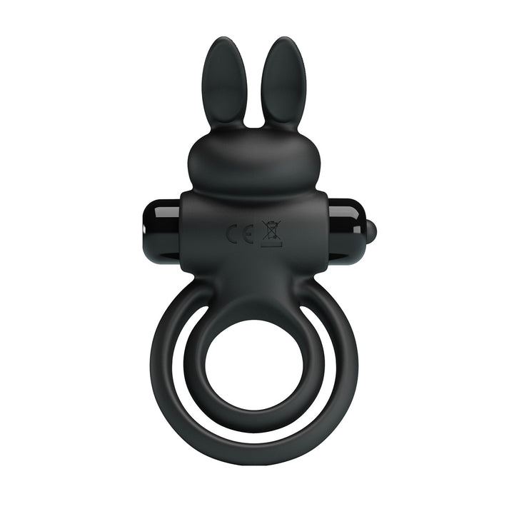 Pretty Love Vibrating Penis Ring III - Black