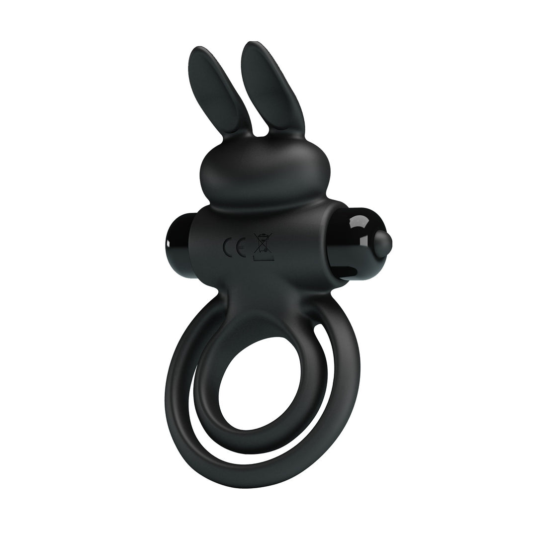 Pretty Love Vibrating Penis Ring III - Black