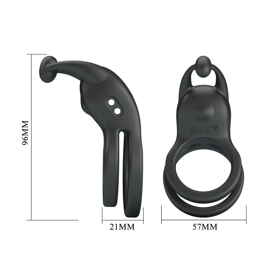 Pretty Love Goodwin Rechargeable Vibrating Cock Ring