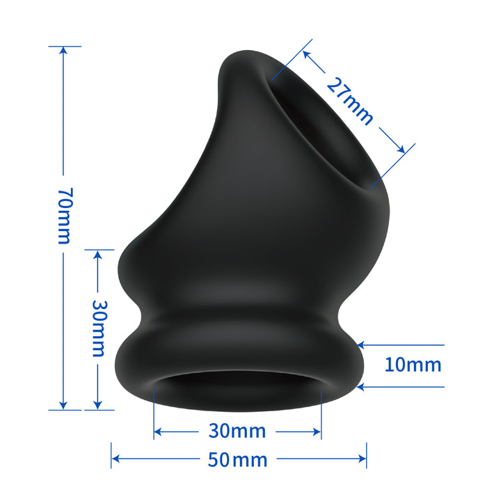 Crazy Bull Oberon Super Soft Silicone Cock & Ball Ring