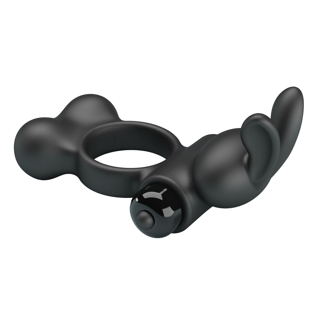Pretty Love Yusuf Vibrating Cock Ring with Steel Weighted Balls