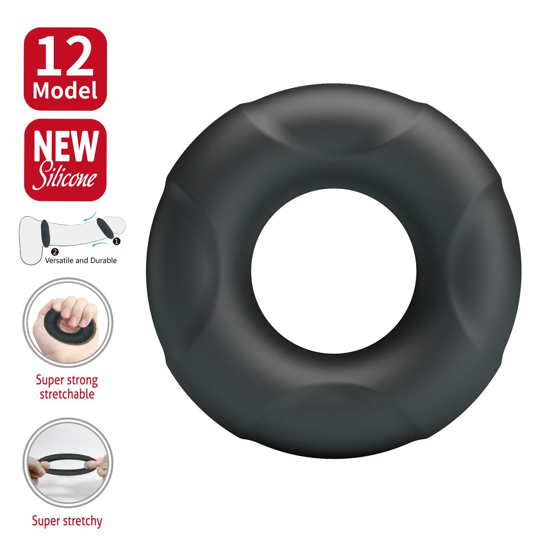 Crazy Bull Arvell Silicone Cock Ring - Cock Ring - Australia - Sexy Devil