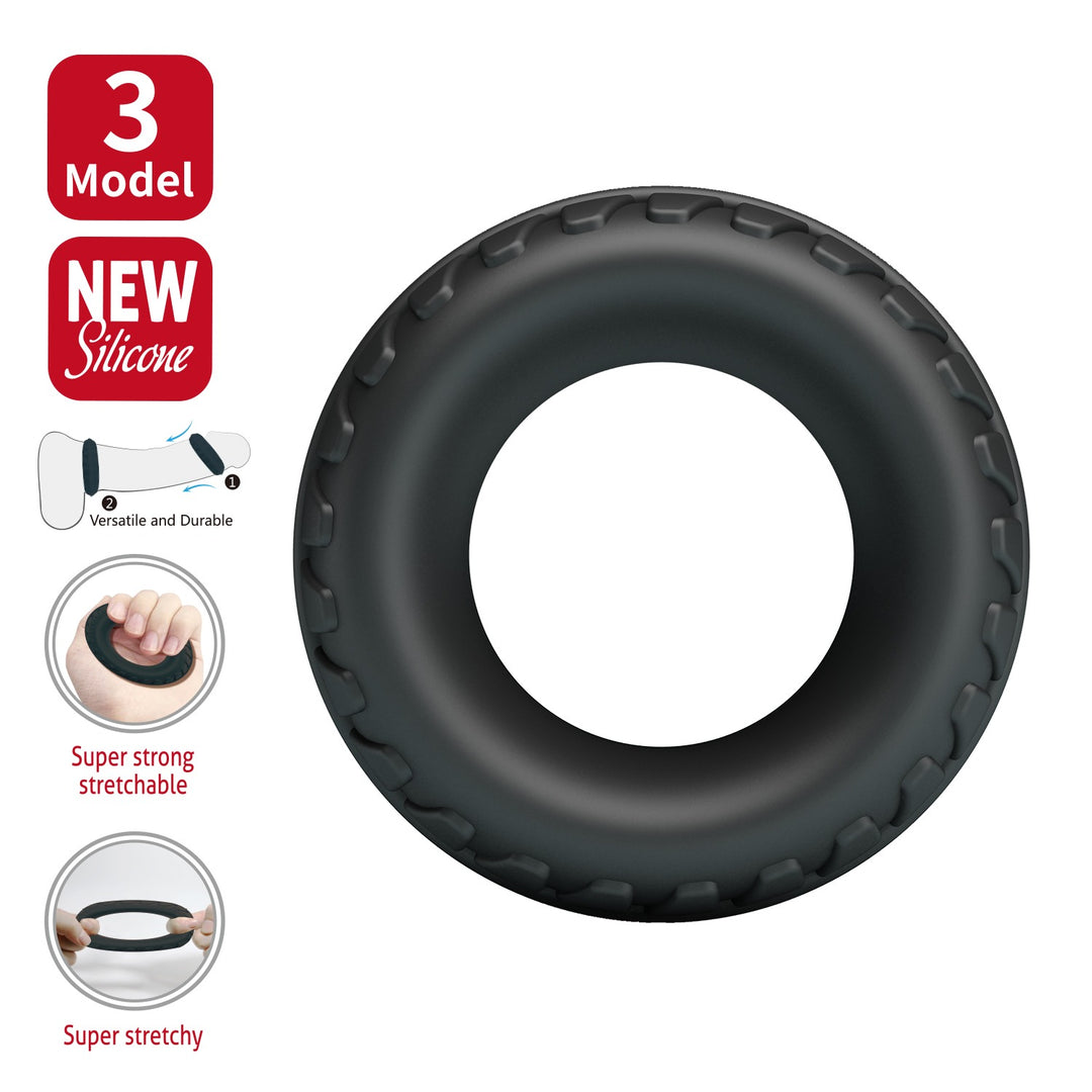 Crazy Bull Dilson Silicone Cock Ring - Cock Ring - Australia - Sexy Devil