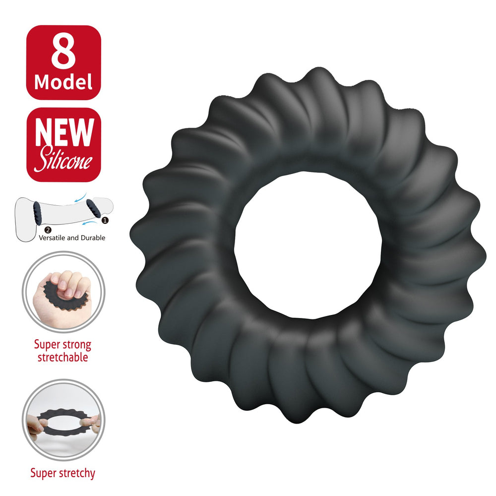 Crazy Bull Fitz Silicone Cock Ring - Cock Ring - Australia - Sexy Devil