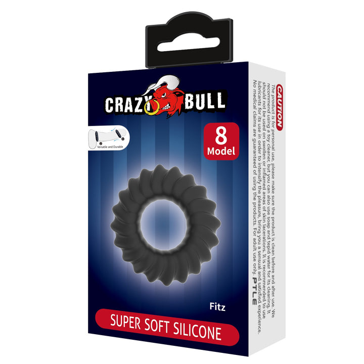 Crazy Bull Fitz Silicone Cock Ring - Cock Ring - Australia - Sexy Devil
