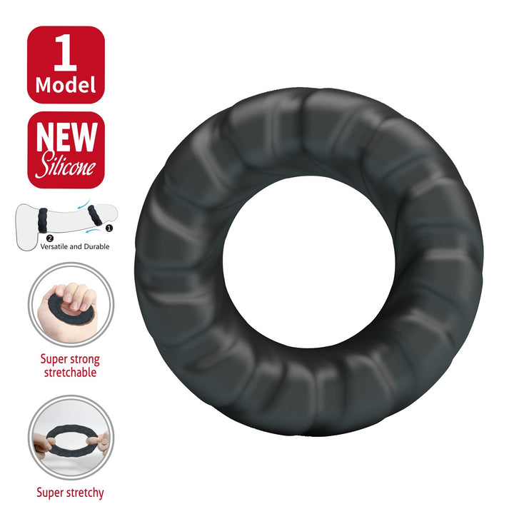 Crazy Bull Jeriko Super Soft Silicone Cock Ring - Cock Ring - Australia - Sexy Devil