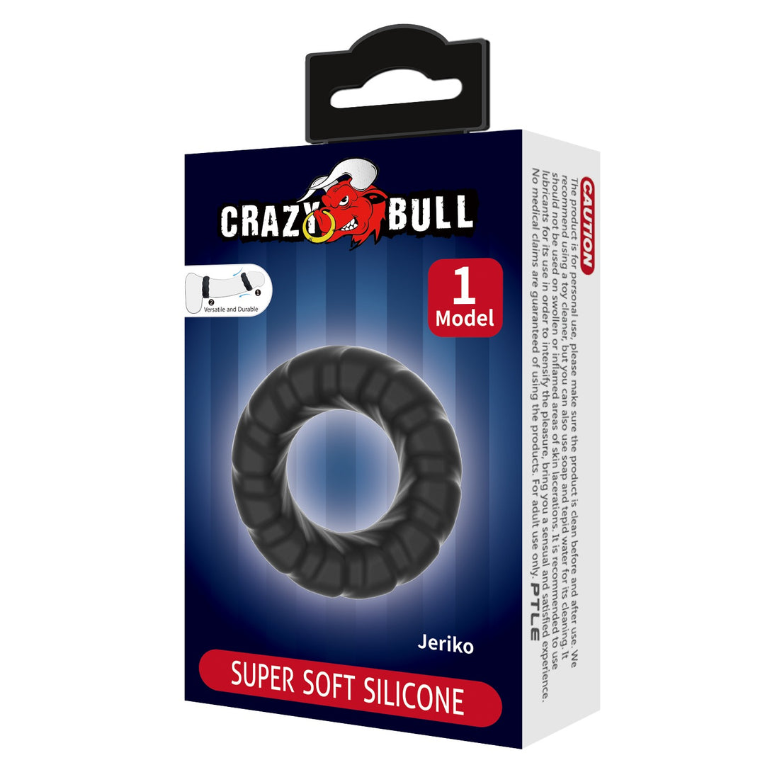 Crazy Bull Jeriko Super Soft Silicone Cock Ring - Cock Ring - Australia - Sexy Devil