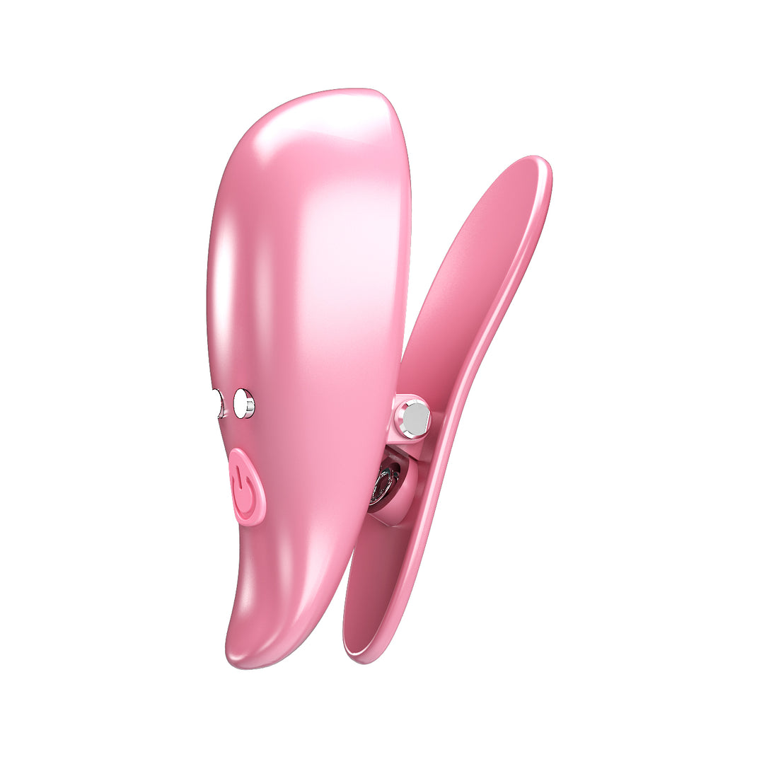 Pretty Love Leaf Vibrating Rechargeable Nipple Clamps