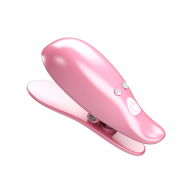 Pretty Love Leaf Vibrating Rechargeable Nipple Clamps