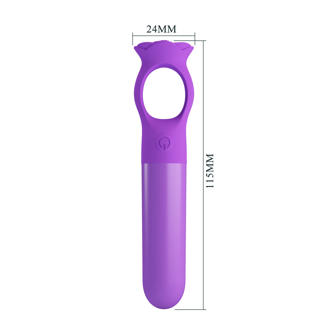 Pretty Love Gianna Mini Massager with Rose Handle