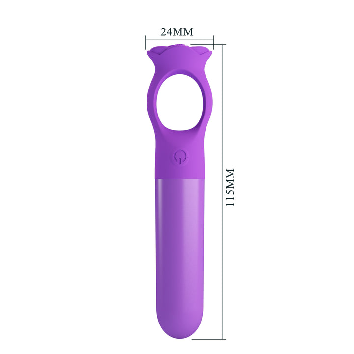 Pretty Love Gianna Mini Massager with Rose Handle