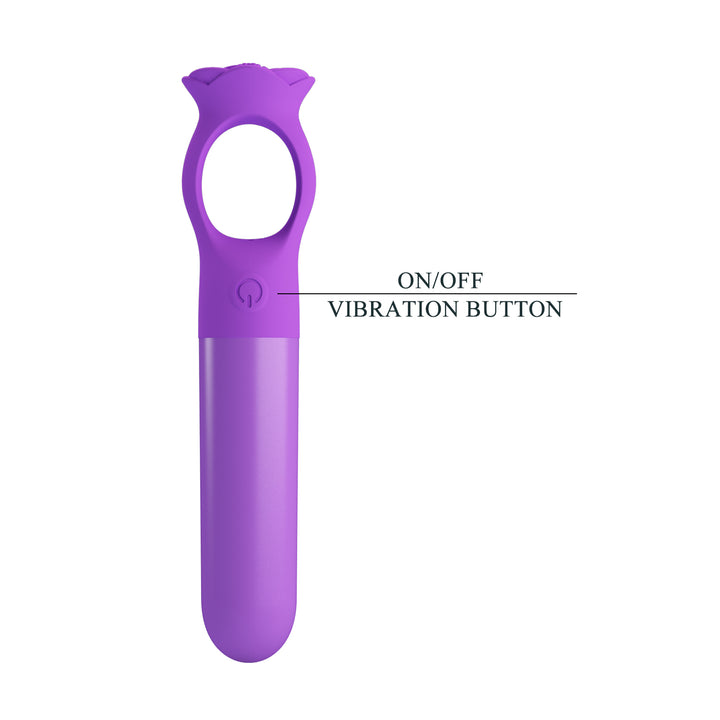 Pretty Love Gianna Mini Massager with Rose Handle