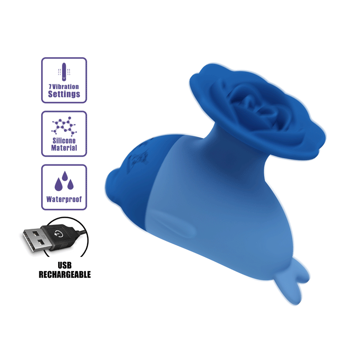 Pretty Love Dolphin Super Finger Mini Vibe