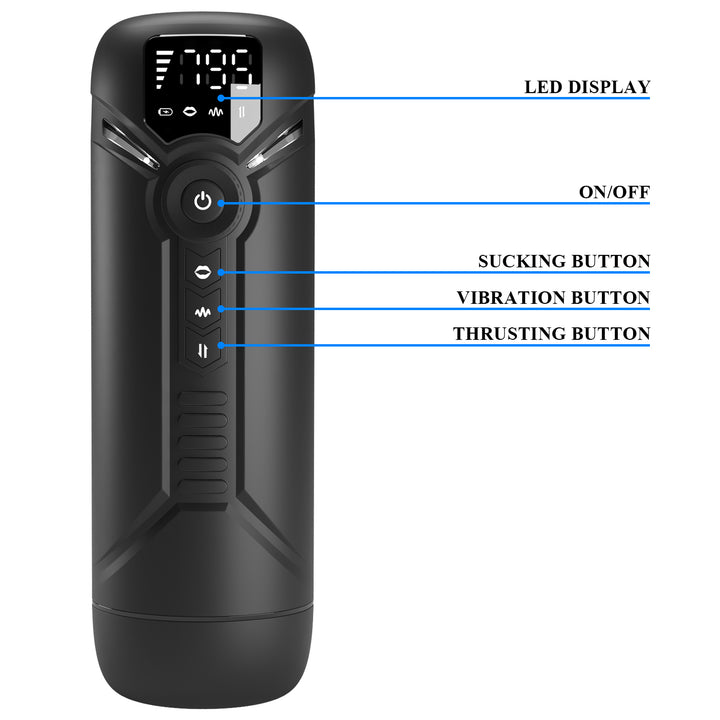 Pretty Love Aetolia Rechargeable Trusting & Sucking Masturbator
