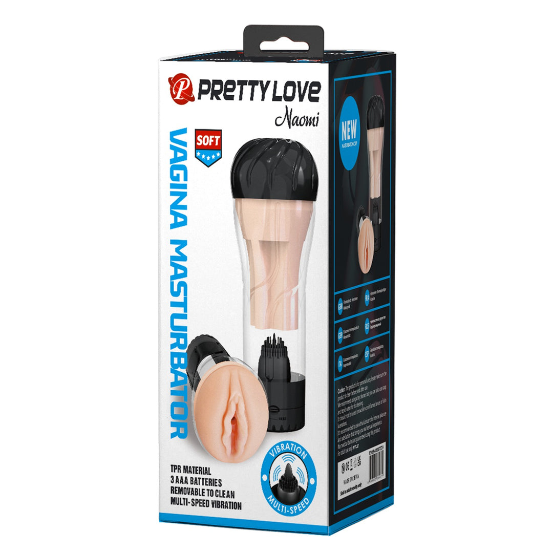 Pretty Love Naomi Vibrating Masturbator - Masturbator - Australia - Sexy Devil