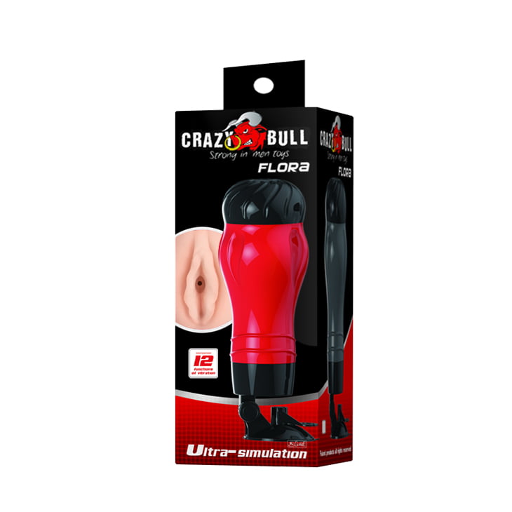 Crazy Bull  Vibrating Stroker Masturbator