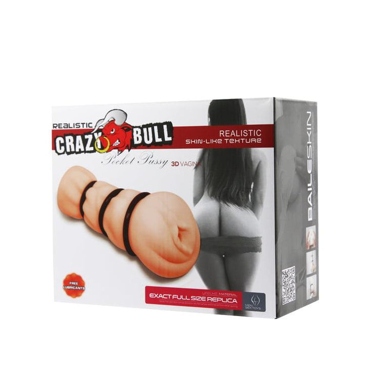 Crazy Bull Realistic Vagina Stoker