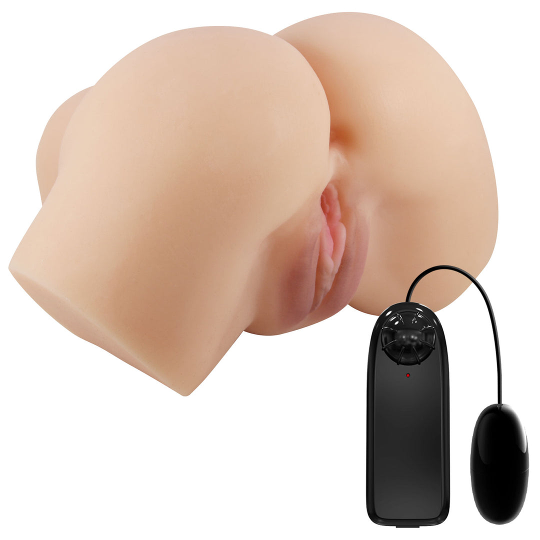 Crazy Bull Hailey Lifelike Double Entry Vibrating Masturbator 1.5kg