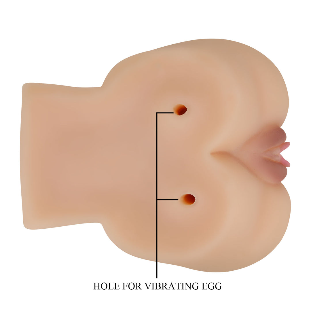 Crazy Bull Kylie Full Size Replica Double Entry Vibrating Masturbator