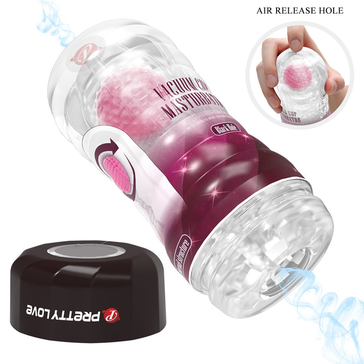 Pretty Love Black Hole Vacuum Cup Masturbator