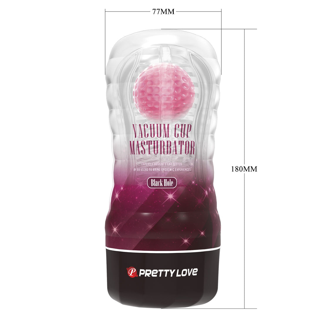 Pretty Love Black Hole Vacuum Cup Masturbator