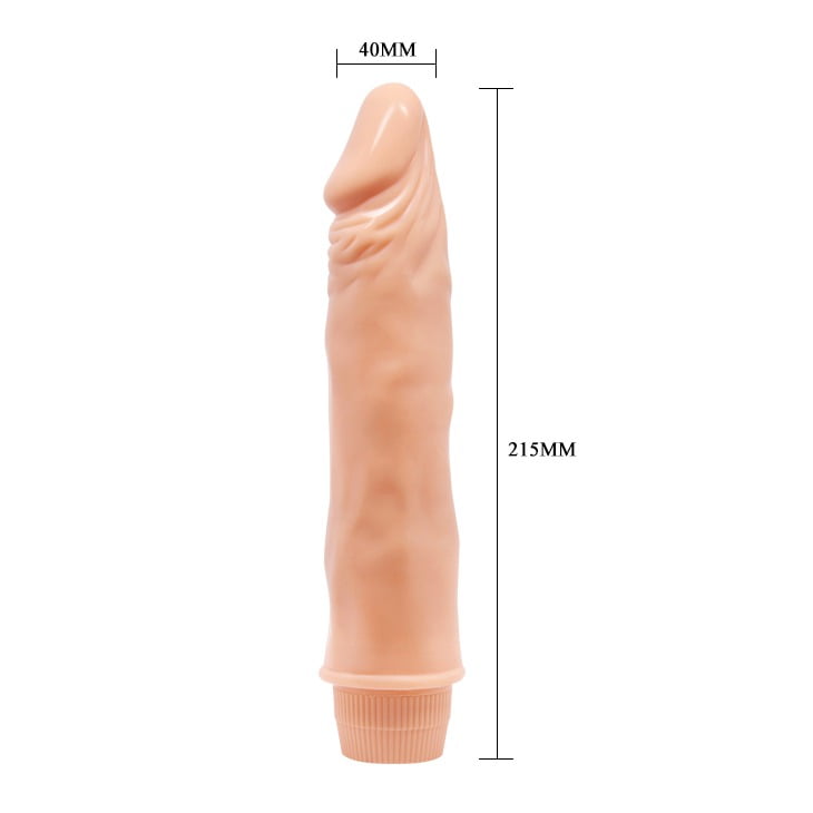 Pretty Love Baile  8.3" Realistic Dildo Vibrator - Light