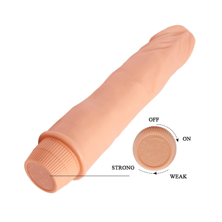 Pretty Love Baile  8.3" Realistic Dildo Vibrator - Light