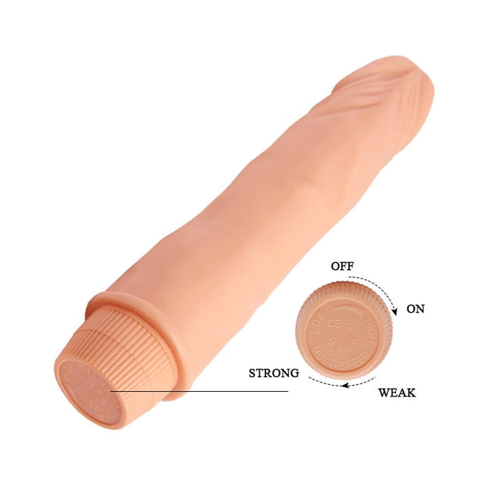 Pretty Love Baile  8.3" Realistic Dildo Vibrator - Light