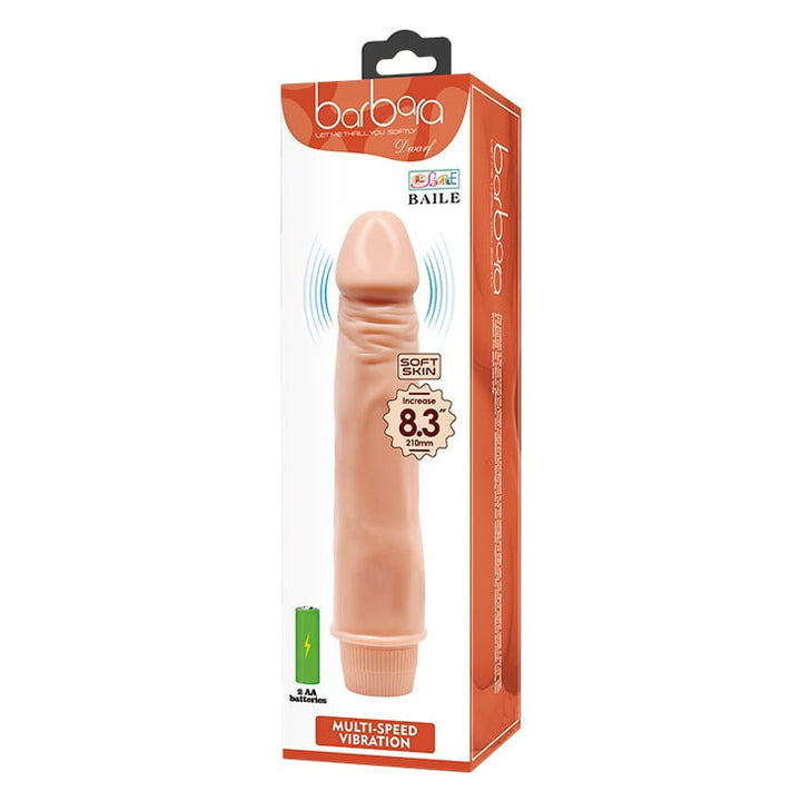 Pretty Love Baile  8.3" Realistic Dildo Vibrator - Light