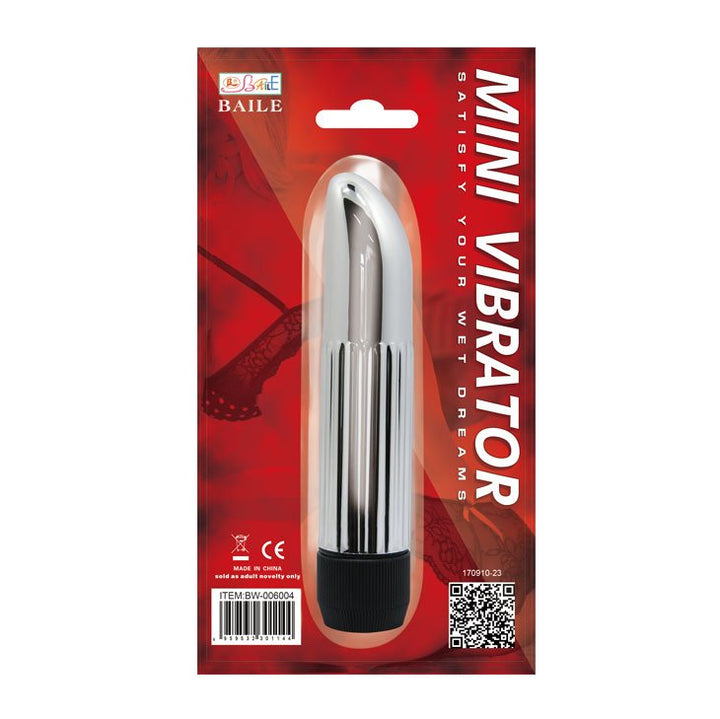 Baile Multi-Speed Mini Vibrator - Silver