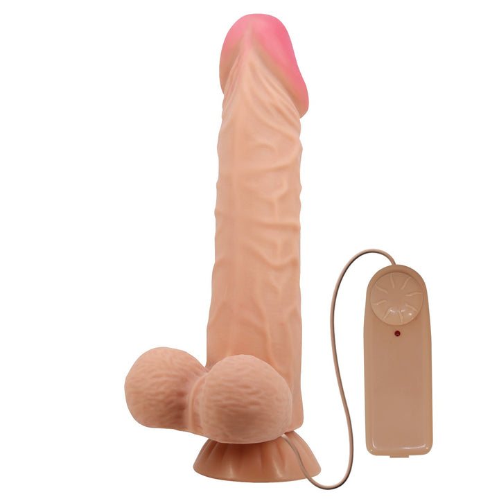 Pretty Love Buraq 9.4'' Vibrating Realistic Dildo with Balls