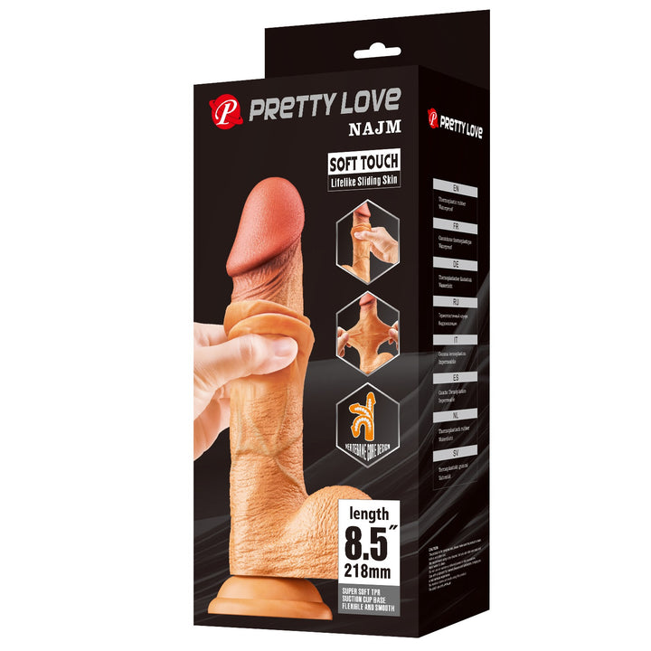 Pretty Love Najm 8.5'' Realistic Dildo with Balls - Dildo - Australia - Sexy Devil