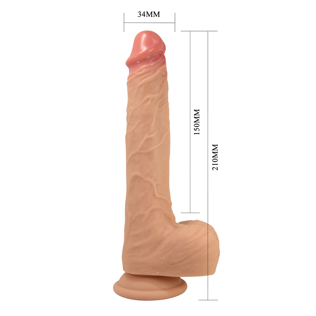 Pretty Love Jonathan 8.3" Thrusting Vibrator with Remote Control