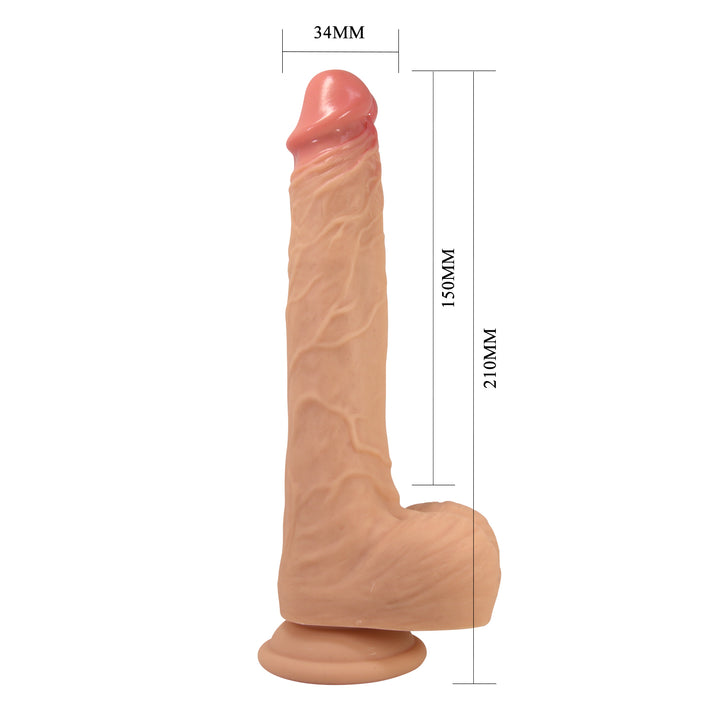 Pretty Love Jonathan 8.3" Thrusting Vibrator with Remote Control